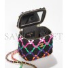 CHANEL SMALL VANITY WITH CHAIN AP1447 B08107 NH780 (11*8.5*7cm)