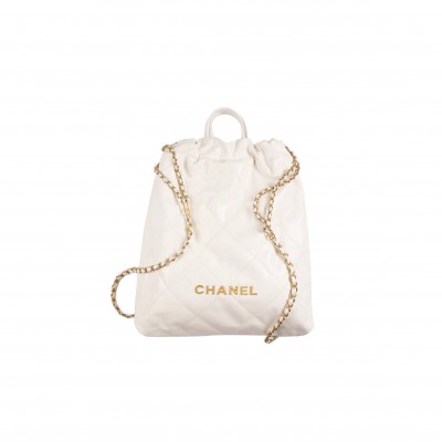 CHANEL 22 BACKPACK GOLD HARDWARE   AS3313 B08037 10601 (51*40*9cm)