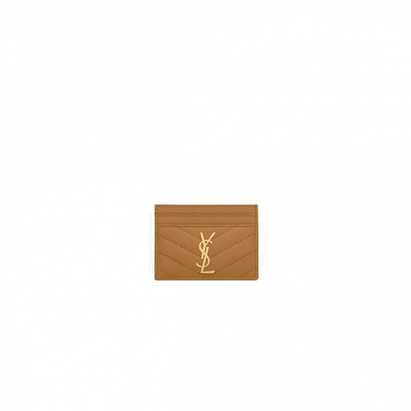 YSL CASSANDRE MATELASSÉ CARD CASE IN GRAIN DE POUDRE EMBOSSED LEATHER 423291BOW012516 (10.5*7.5*0.5cm)