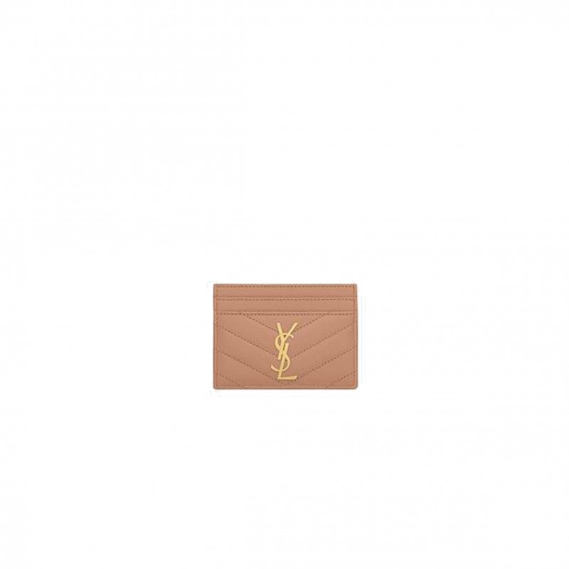 YSL CASSANDRE MATELASSÉ CARD CASE IN GRAIN DE POUDRE EMBOSSED LEATHER 423291BOW019830 (10.5*7.5*0.5cm)