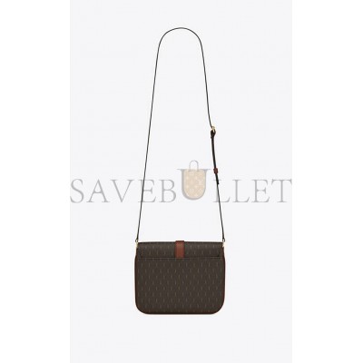 YSL LE MONOGRAMME SMALL SATCHEL IN CASSANDRE CANVAS AND SMOOTH LEATHER 5686042UY2W2166 (23*19*5cm)
