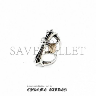 CHROME HEARTS CROSS HOLLOW RING