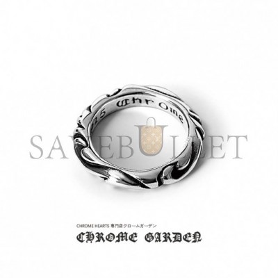 CHROME HEARTS SCROLL BAND RING