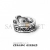 CHROME HEARTS SCROLL LABEL RING