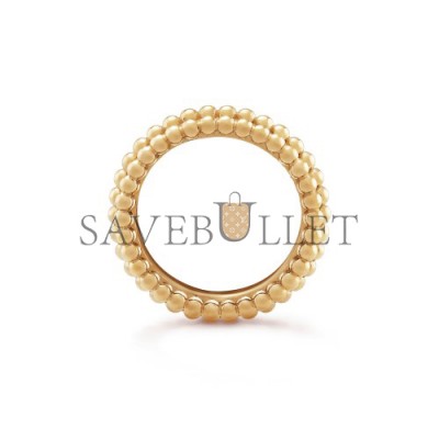 VAN CLEEF ARPELS PERLÉE PEARLS OF GOLD RING, 3 ROWS - YELLOW GOLD  VCARP0X800