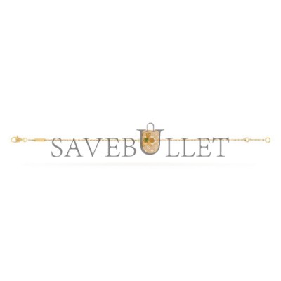 VAN CLEEF ARPELS FRIVOLE BRACELET, MINI MODEL - YELLOW GOLD, EMERALD  VCARP7SC00