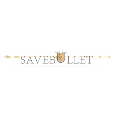 VAN CLEEF ARPELS FRIVOLE BRACELET, MINI MODEL - YELLOW GOLD, DIAMOND  VCARP24100