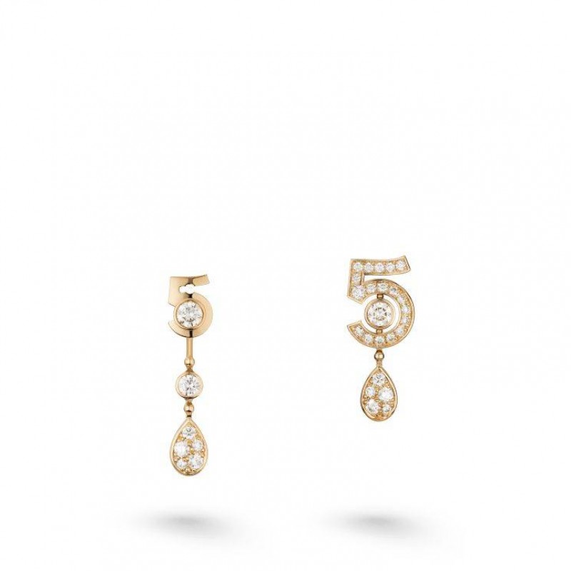Chanel Eternal N°5 transformable earrings - Ref. J12194