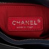 CHANEL AGED CALFSKIN QUILTED SMALL GABRIELLE HOBO NAVY BLACK GOLD HARDWARE (20*16*8cm)