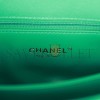 CHANEL SMALL COCO HANDLE FLAP BAG GREEN CAVIAR LIGHT GOLD HARDWARE (23*15*10cm)