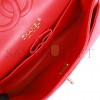 CHANEL MEDIUM CLASSIC DOUBLE FLAP BAG RED CAVIAR LIGHT GOLD HARDWARE (25.5*15.5*6.5cm)