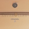 CHANEL WALLET ON CHAIN WOC BEIGE CAVIAR SILVER HARDWARE (19*12*4cm)