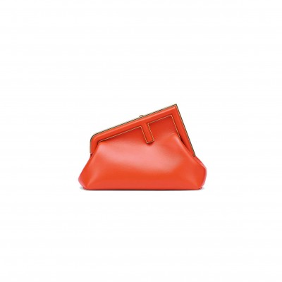 FENDI FIRST SMALL - RED LEATHER BAG 8BP129ABVEF0C3Q (26*18*9.5cm)