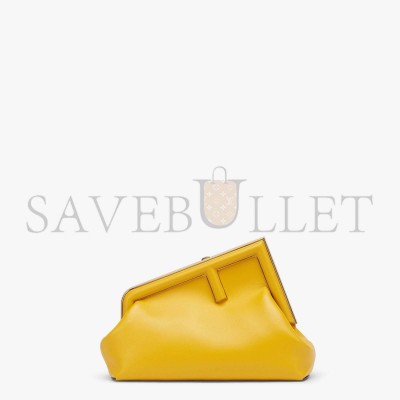 FENDI FIRST SMALL - YELLOW LEATHER BAG 8BP129ABVEF192E (26*18*9.5cm)
