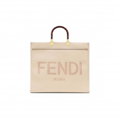 FENDI LARGE FENDI SUNSHINE - PINK LEATHER SHOPPER 8BH372ABVLF1BA9 (40.5*35*21.5cm)