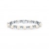 TIFFANY VICTORIA® TENNIS BRACELET IN PLATINUM WITH DIAMONDS AND PEARLS