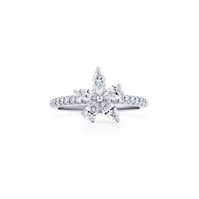 TIFFANY VICTORIA® MIXED CLUSTER RING