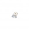 TIFFANY SIGNATURE® PEARLS STUD EARRINGS IN WHITE GOLD WITH DIAMONDS, 7-7.5 MM