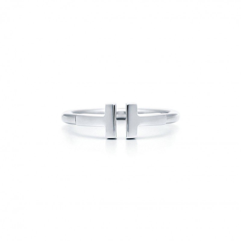 TIFFANY T WIRE RING IN 18K WHITE GOLD