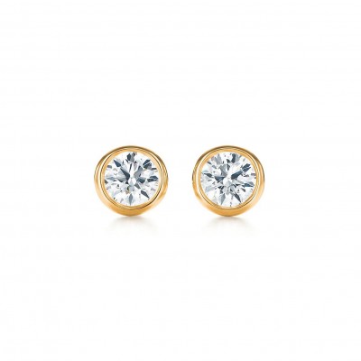 TIFFANY  ELSA PERETTI® DIAMONDS BY THE YARD® EARRINGS IN YELLOW GOLD 60017484