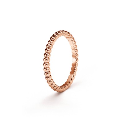 VAN CLEEF ARPELS PERLÉE PEARLS OF GOLD RING, SMALL MODEL - ROSE GOLD  VCARN33000