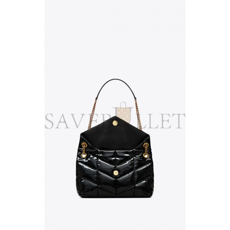 YSL PUFFER SMALL CHAIN BAG IN QUILTED VINYLE 577476HSR271072 (29*17*11cm)