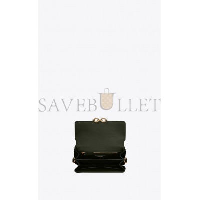 YSL LE MAILLON SATCHEL IN SMOOTH LEATHER 6497952R20W3045 (24*14.5*3.5cm)
