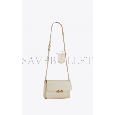 YSL LE MAILLON SATCHEL IN SMOOTH LEATHER 6497952R20W9207 (24*14.5*3.5cm)