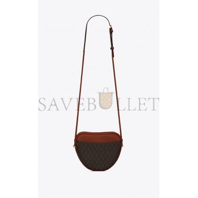 YSL LE MONOGRAMME C&OELIG;UR BAG IN CASSANDRE CANVAS AND SMOOTH LEATHER 6752602UY2W2166 (20*17*6cm)
