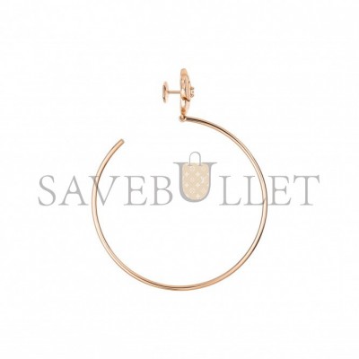 Chanel Extrait de Camélia hoop earrings - Ref. J11844